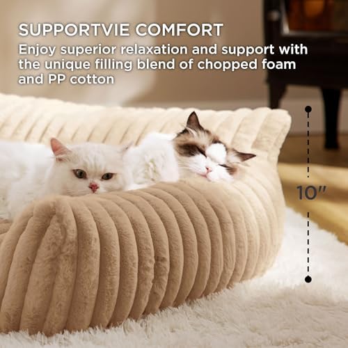 Bedsure ComfyFleece® Shown on TV Fluffy Dog Couch - Image 3