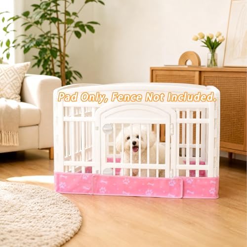 Dog Playpen Bottom Pad Fits for 36 Inch 4 Panels Exercise Pet Playpen, Dog - Image 6