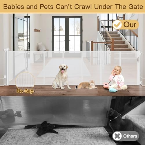 Reinforced 120 Inch Retractable Baby Gates - Image 4