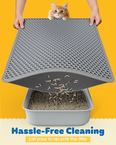 Powools Ultra-Large Cat Litter Mat, Double-Layer - Image 4