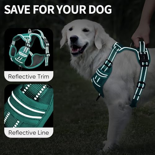 HEELE Dog Harness for Medium Dogs No Pull Dog Vest Harness - Image 3
