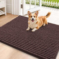 Smiry Dog Door Mat for Muddy Paws 36x24, Ultra Absorbent Chenille Doormat by Smiry