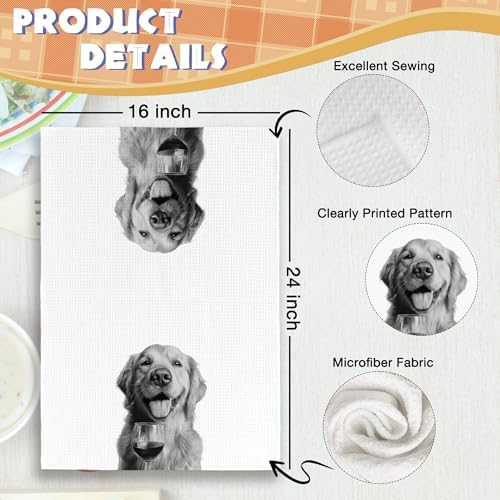 Dog Kitchen Towels Decor Set of 2 - Image 6
