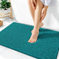OLANLY Thick Chenille Absorbent Bathroom Rugs Mat 36x24, Deep Lake by OLANLY
