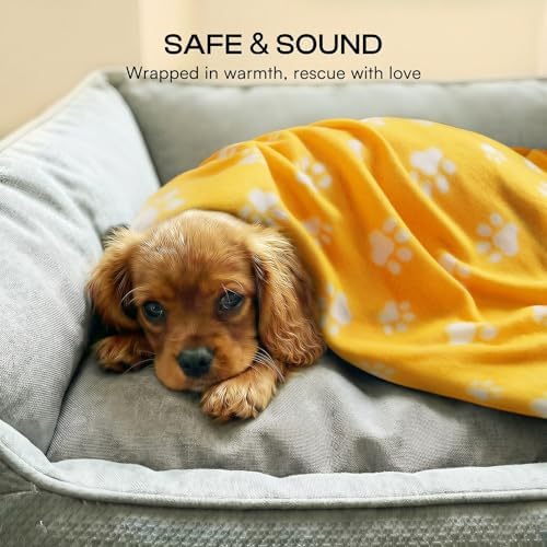 LINENLUX Fleece Dog Blankets 6-Pack, Soft Stretchy - Image 4
