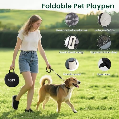 Love's cabin Dog Playpen Cat Puppy Pen, Portable Playpens - Image 6