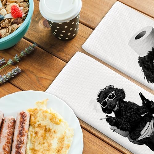 Dog Kitchen Towels Decor Set of 2 - Image 4