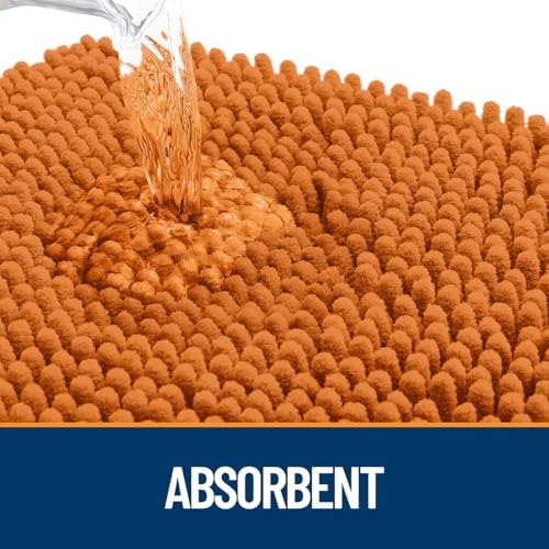 OLANLY Dog Door Mat for Muddy Paws 47x17, Super Absorbent Chenille Mud Mat - Image 3