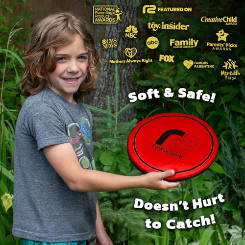 Soft Flying Disc for Kids: Best Boy Gifts & Girls Ages 5 6 7 8 9 10 11 12 13 - Image 2