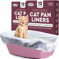 Alfapet Cat Litter box liner Disposable, Elastic Liners- 24-count-For Medium by Alfapet