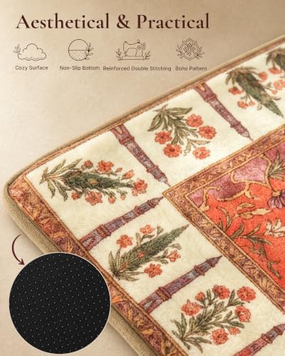 Exsnugy Dog Crate Pad, Boho Washable Dog Bed Mats - Image 3