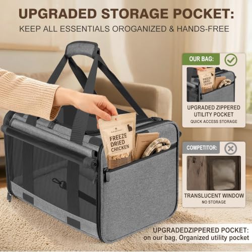 Soft Sided Cat Carrier for Anxious Pets - Image 6