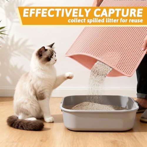 Pieviev Litter Mat, Double-Layer Waterproof Design - Image 3