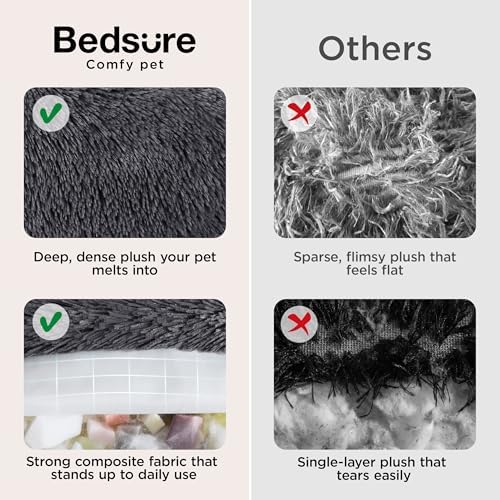 Bedsure SupportMax® Calming Dog Beds Large Sized Dog Washable Pet Bed - Image 4