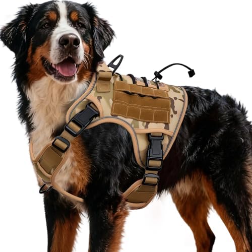 Heavy-Duty Tactical Dog Harness by Bruvoalon