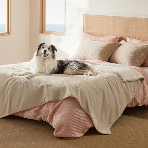 Bedsure Waterproof Blanket for Bed Soft Sherpa Fleece Throw, Twin 80"x60" by BEDSURE