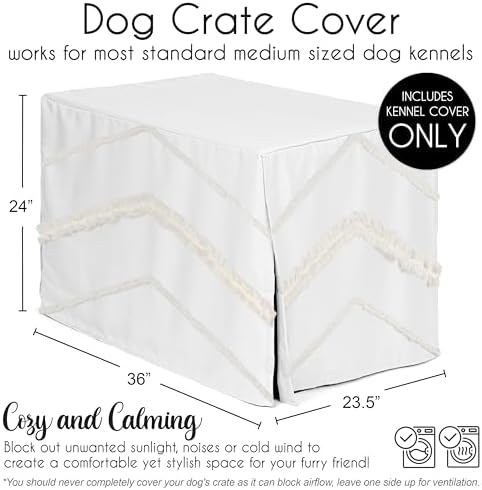 Sweet Jojo Designs 36in. Medium Dog Crate Cover Pet Cage, Kennel Covers - Image 5