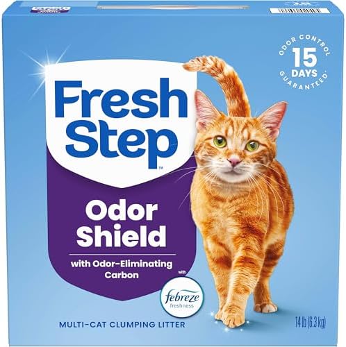 Fresh Step Odor Shield Multi Cat Clumping Cat Litter, 14 lb. by FreshStep