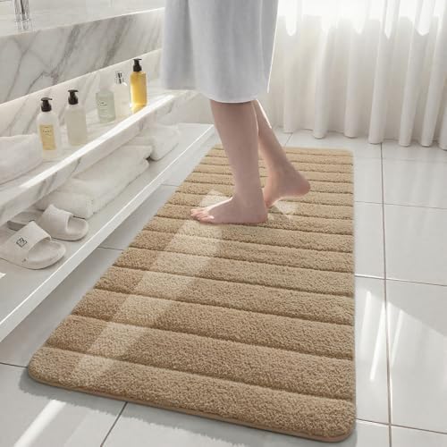 AROGAN Luxury Long Bathroom Runner Rugs 24x60 Inch Bath Rug Non Slip - Image 3
