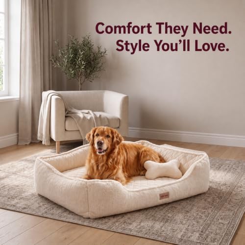 Cooling Orthopedic Dog Bed for Large Dogs, Memory Foam, Washable Cover - Image 6
