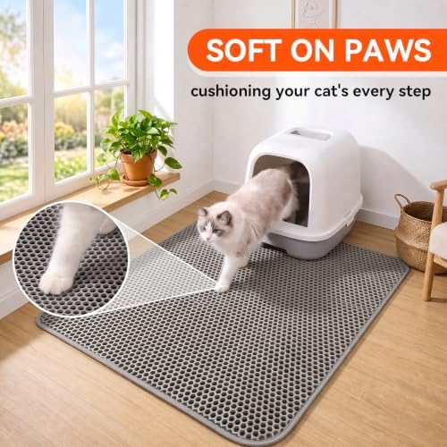 Cat Litter Mat, Double Layer Litter Trapping Mat - Image 4