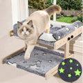 Cat Window Perch, Glow in The Dark Cordless Pet Hammock Bed by Himake