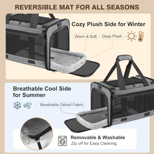 Soft Sided Cat Carrier for Anxious Pets - Image 5