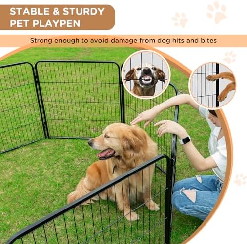 BestPet | Dog Playpen | 40", 6 Panels | Heavy Duty Metal Pet Exercise Pen - Image 6