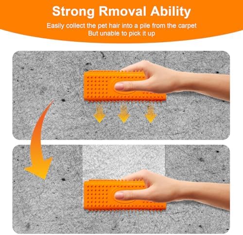 2pcs Pet Hair Remover, Dog Cat Block Roller Cleaner, Car Carpet Cleaner Brush - Image 5