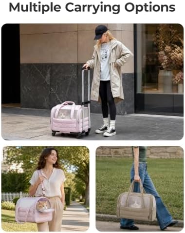 BAGSMART Rolling Cat Carrier - Image 2