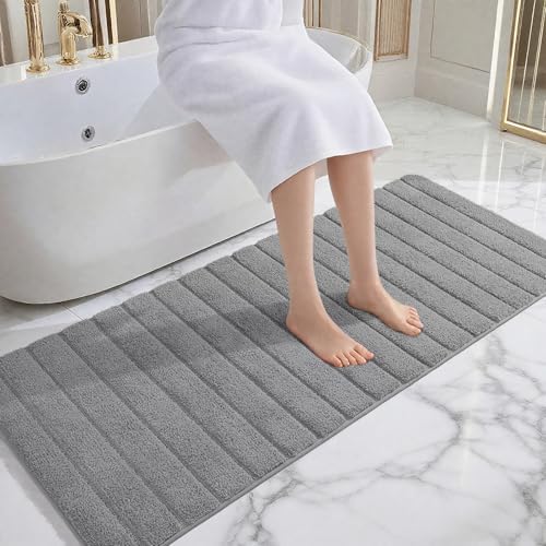 AROGAN Extra Long Bathroom Runner Rugs 24x80 Inch Bath Rug Non Slip - Image 2