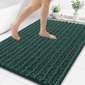 Smiry Bathroom Rugs 48X32, Extra Soft Rubber Backing Chenille Bath Mats by Smiry