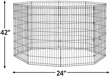 New World by MidWest 42-Inch Exercise Pen, No Door, 16 Sq Ft Play Area - Image 3