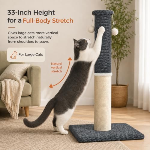 Made4Pets Tall Cat Scratching Post - Image 2