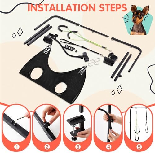 Sadnyy 2-in-1 Dog Grooming Arm Table - Image 5