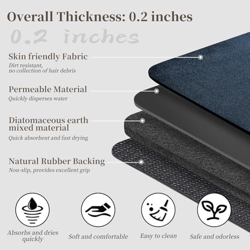 Extra Long Bath Rugs 59x17-Diatomaceous Earth Bath Mats - Image 5