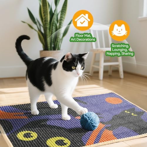 3-in-1 Sisal Cat Scratcher Mat - Image 7