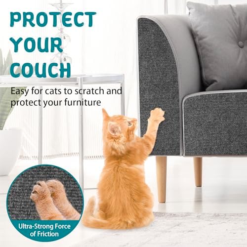 LSGCQ Cat Scratch Mat Self Adhesive Cat Scratch Furniture Protector - Image 4