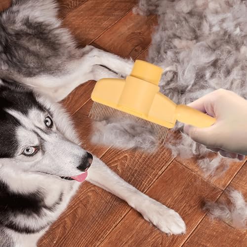 Dogs and Cats Comb with Release Button, Pet Hair Removal Tools with Safe - Image 7