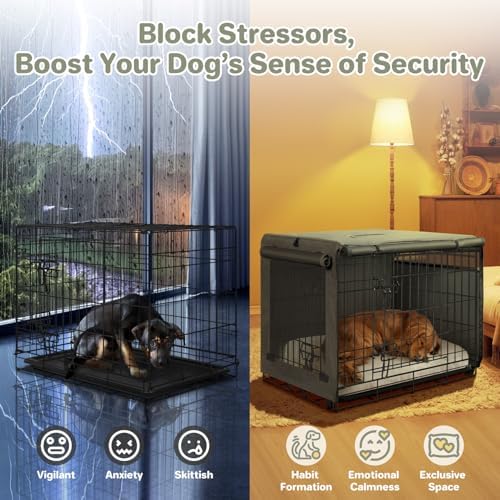 Seiyierr Dog Crate Cover - Image 4