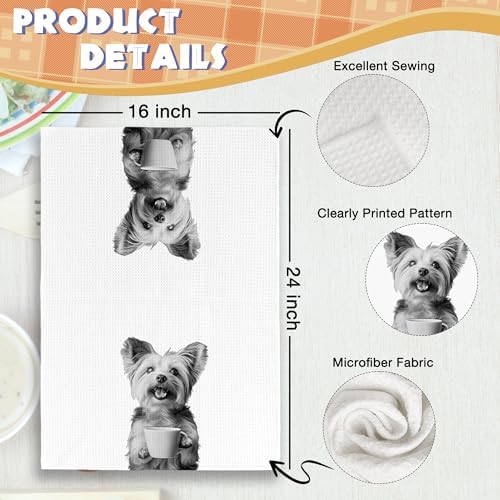 Dog Kitchen Towels Decor Set of 2 - Image 6