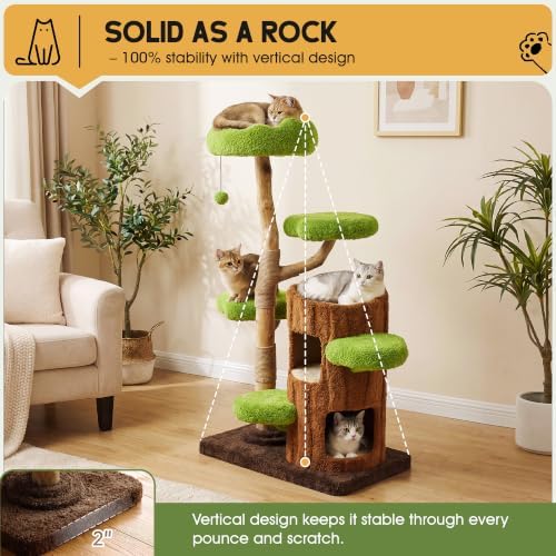 KAMABOKO 57 Inch Luxury Cat Tree - Image 4