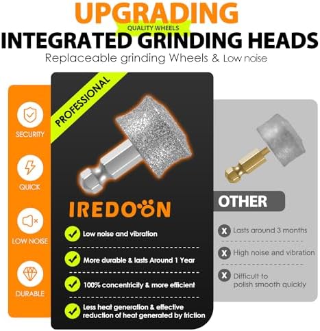 IREDOON Dog Nail Grinder Replacement Head - Image 6