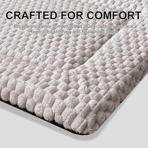 Dog Bed Mat, Reversible & Ultra Soft Kennel Pad-Machine Washable Pet Bed - Image 3