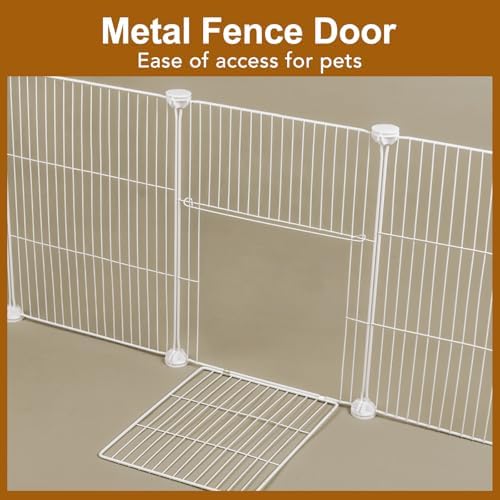 VISCOO 20 Panels Small Animal Playpen, Pet Playpen, Guinea Pigs Cages - Image 3