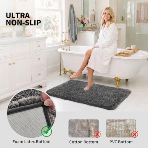 ILANGO Bathroom Rugs 36" × 24", Extra Soft Absorbent Microfiber Bath Rugs - Image 6
