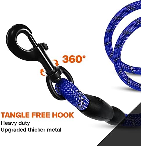 Taglory Rope Dog Leash for Small Medium Dogs, 5 FT Padded Handle - Image 6