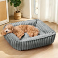 Medium Dog Bed Calming Cat Bed for Indoor Cats 24’’x20’’SageGrey by Unknown