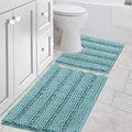 H.VERSAILTEX Bathroom Rugs Set 2 Piece Bathroom Contour Rug Toilet Mat Sets by HVERSAILTEX
