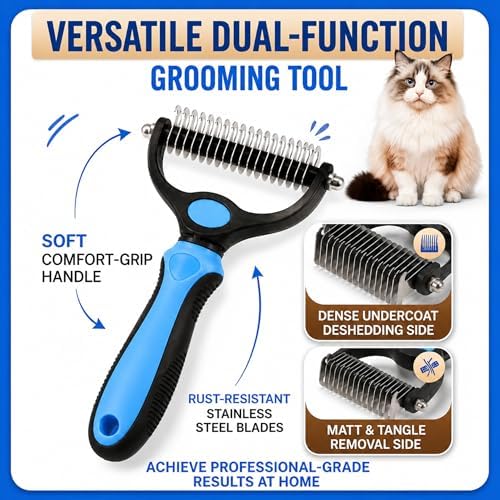 Pet Pro Grooming Comb and Undercoat Rake - Image 6